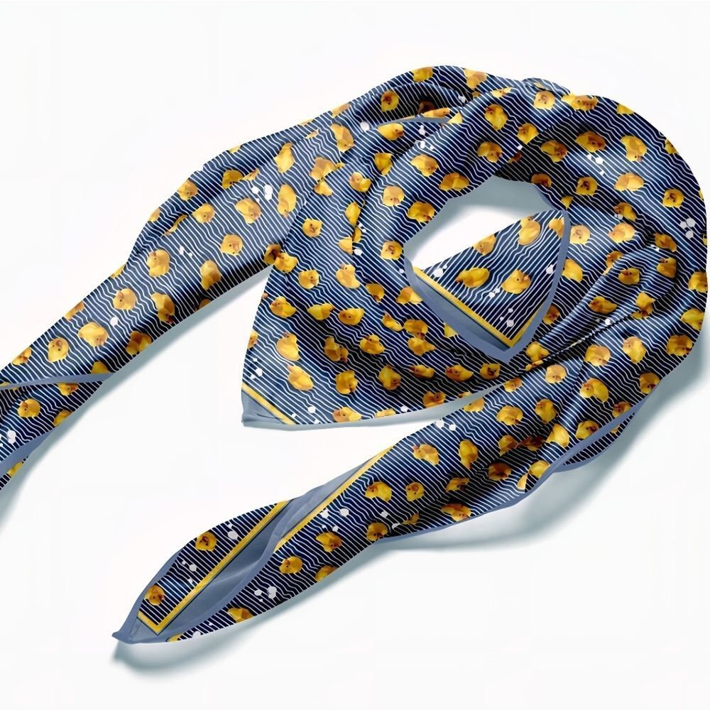 ZOX "YELLOW RUBBER DUCKY" LIMITED EDITION COLLECTIBLE DUCK SCARF BANDANA